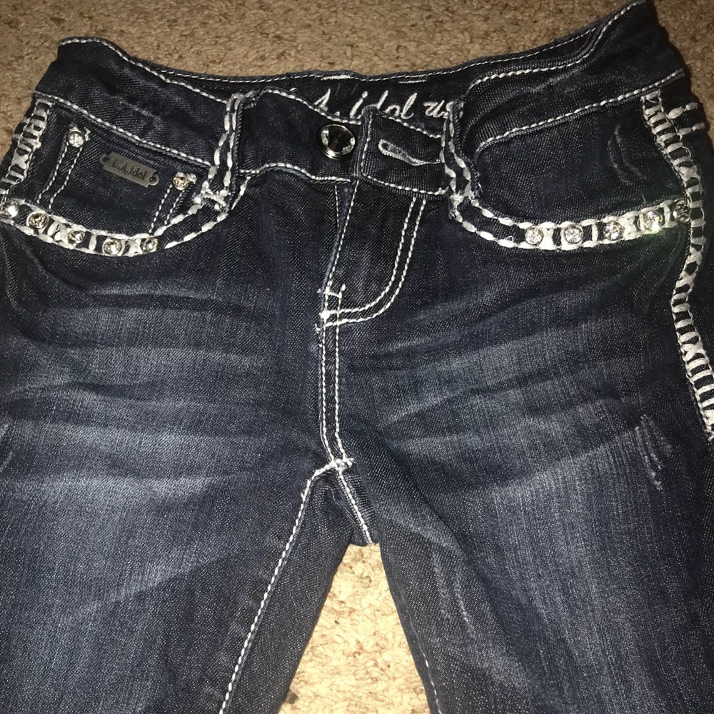 LA IDOL USA KNEE LENGTH SHORTS’